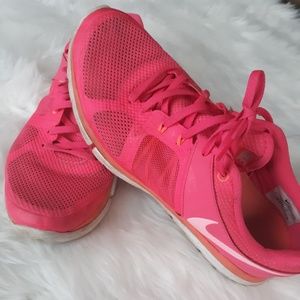 Pink Nike Flex Trainers